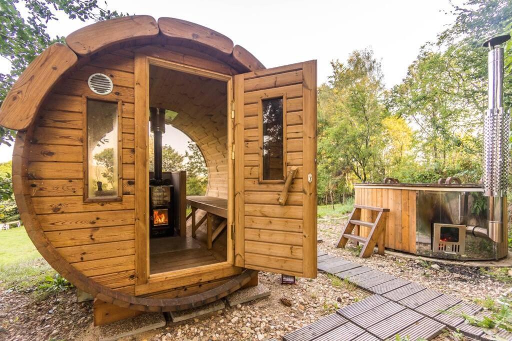 Enjoy Cozy Tree House Hills Forest Gardens Beautiful Views Sauna Hotbath Jablonné v Podještědí Exterior foto